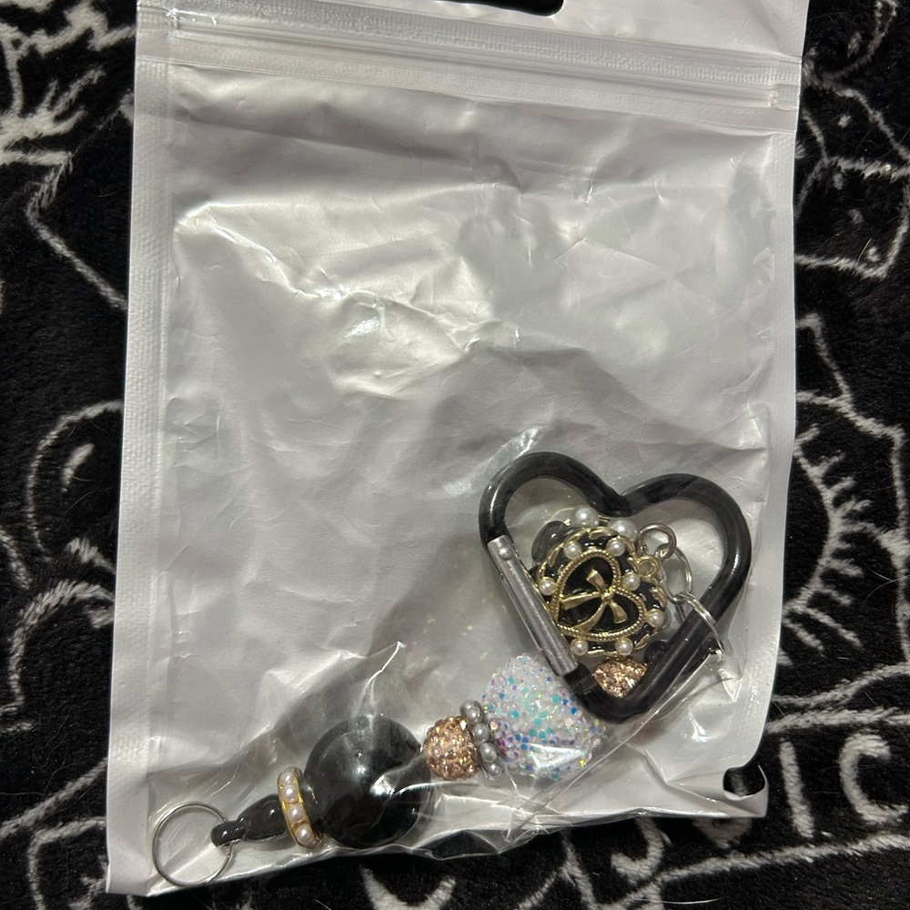 Black and Gold Keychains